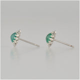 spire emerald earrings　P2604-017