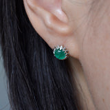 spire emerald earrings　P2604-017
