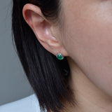 spire emerald earrings　P2604-017