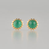 spire emerald earrings　P2604-018