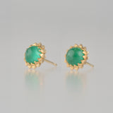 spire emerald earrings　P2604-018