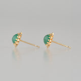 spire emerald earrings　P2604-018