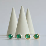 spire emerald earrings　P2604-017