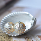 clavo south sea pearl diamond earrings P2605-009