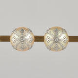clavo south sea pearl diamond earrings P2605-009