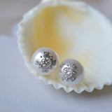 clavo akoya pearl diamond earrings P2608-001