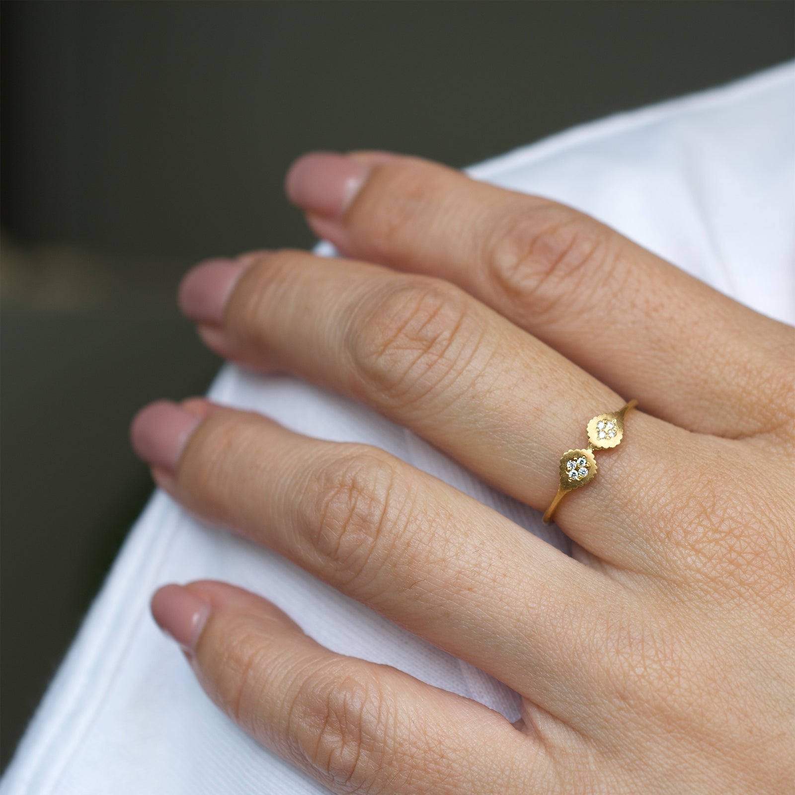 paisley diamond ring S – shinkai jewelry