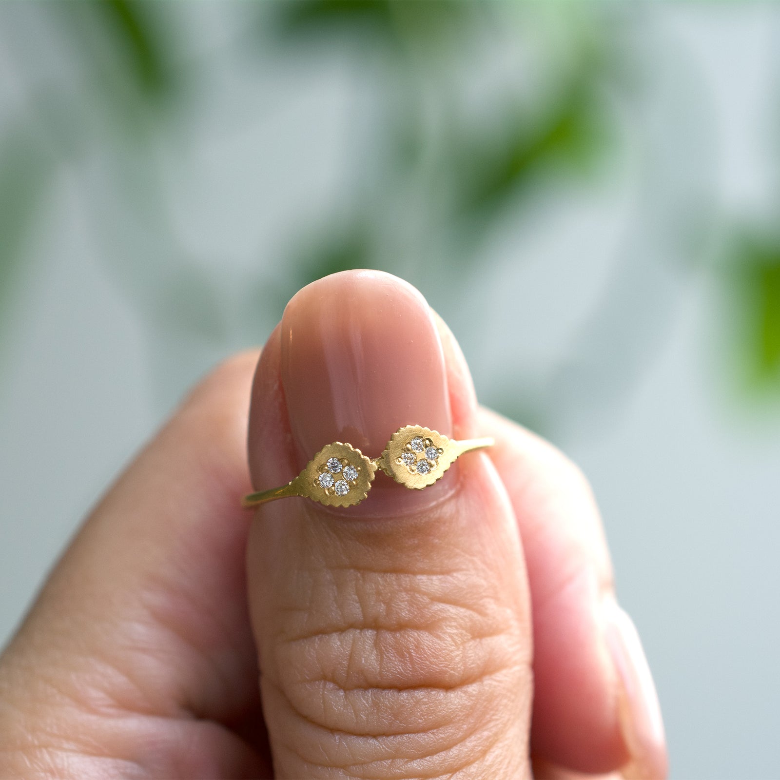 paisley diamond ring S – shinkai jewelry