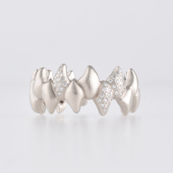 phantom diamond silver ring – shinkai jewelry