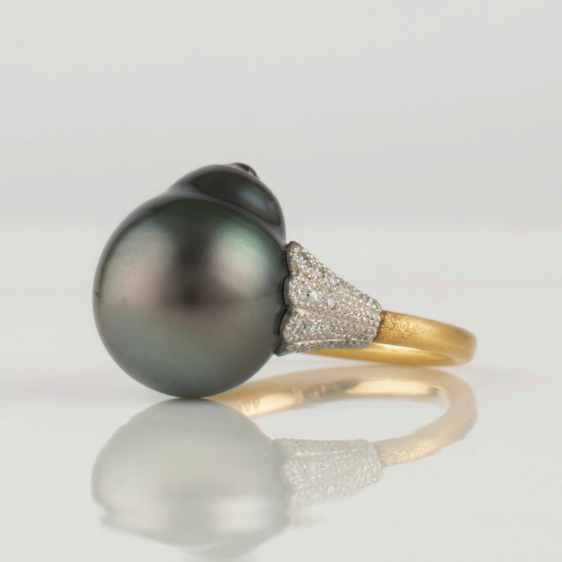 oriental south sea pearl ring