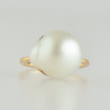 collet south sea pearl ring
