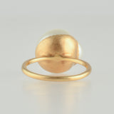 collet south sea pearl ring