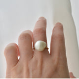 collet south sea pearl ring