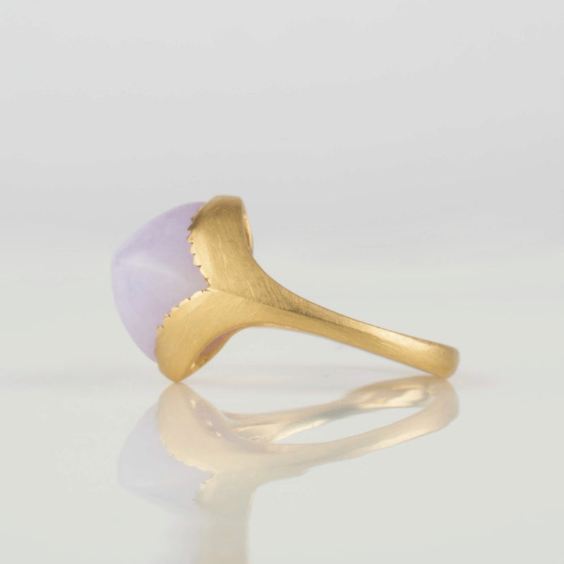 platy lavender jadeite ring