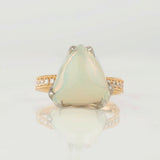 opal diamond ring