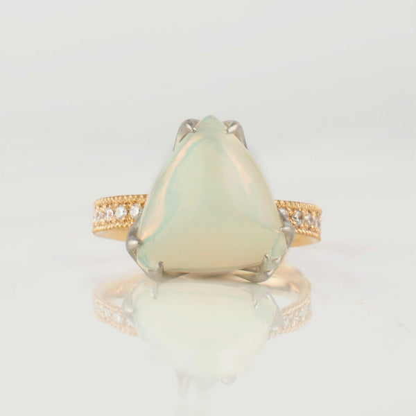 opal diamond ring