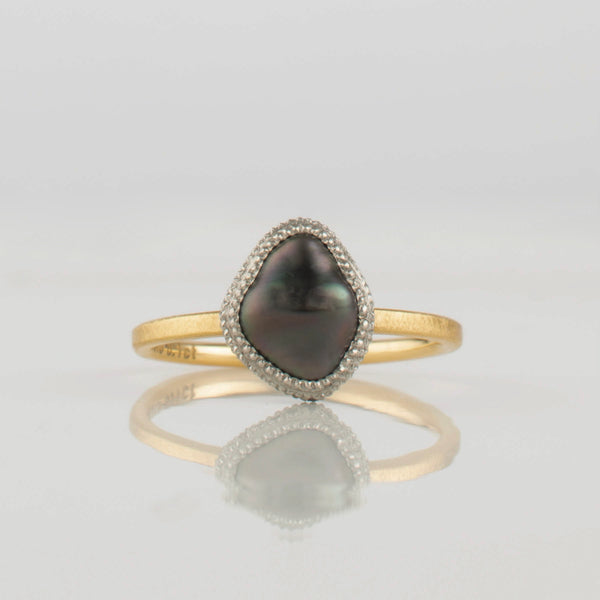 swirl south sea pearl ring