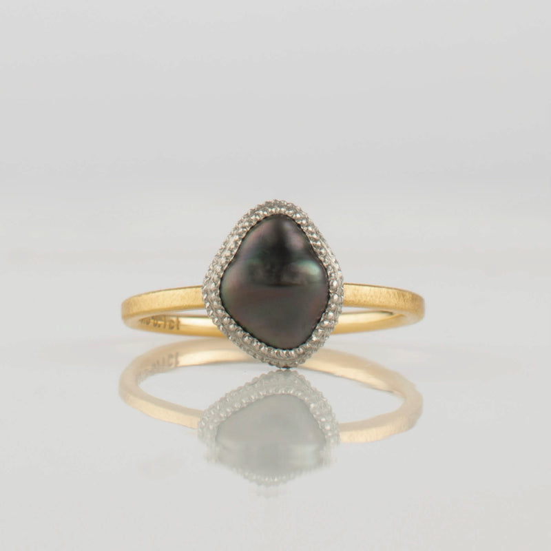 swirl south sea pearl ring