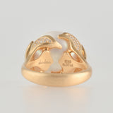 platy south sea pearl diamond ring R2505-003