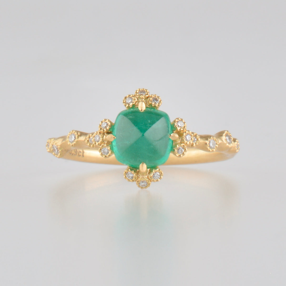 期間限定　最終sale 未使用shinkaijewelry mエメラルド K18 shinkai jewelry