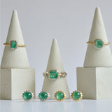 spire emerald ring / 13号　R2604-016