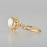 spread  pearl ring / 13号　R2605-005
