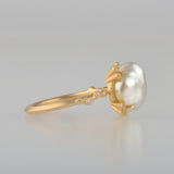 spread  pearl ring / 13号　R2605-005