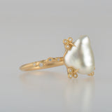 spread  pearl ring / 11号　R2605-004