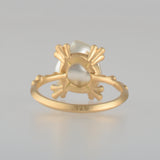 spread  pearl ring / 11号　R2605-004