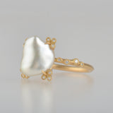 spread  pearl ring / 11号　R2605-004