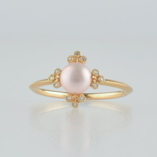 Christmas Limited Collection - spread freshwater pearl ring