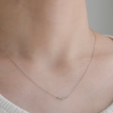spread diamond necklace