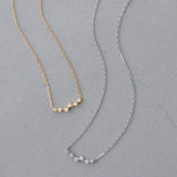 spread diamond necklace