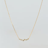 spread diamond necklace