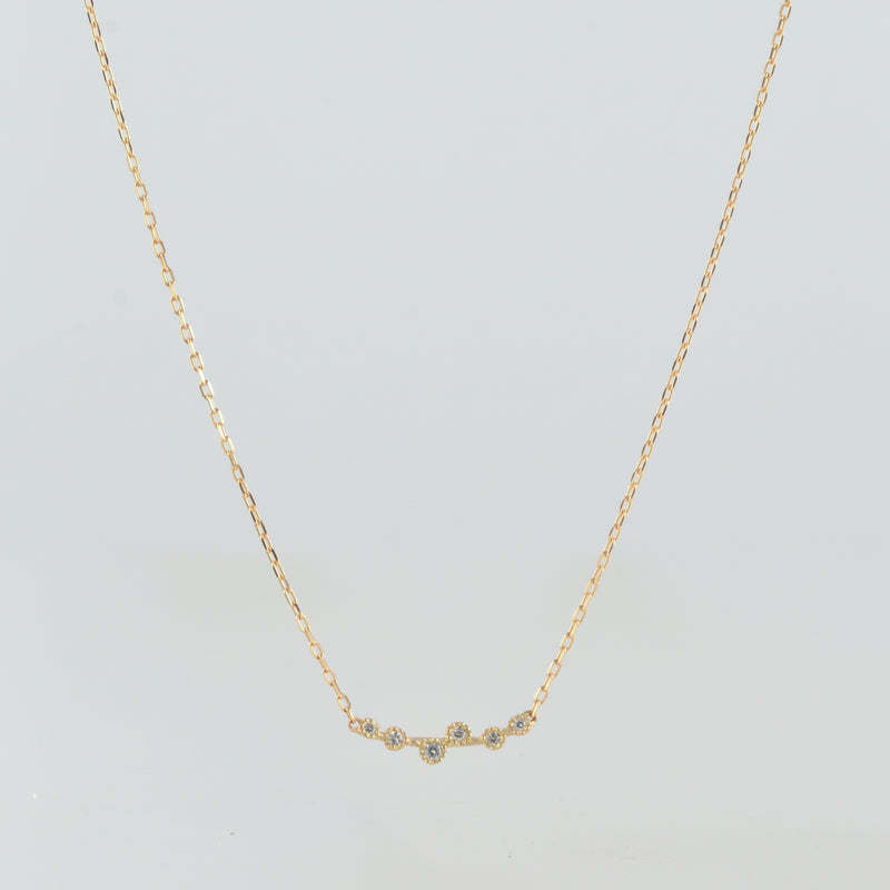 spread diamond necklace