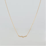 spread diamond necklace