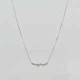 spread diamond necklace