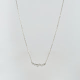 spread diamond necklace