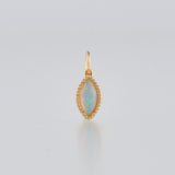 opal pendant top　T2509-010