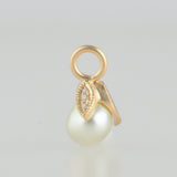 coronet south sea pearl diamond top　T2511-006