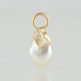 coronet south sea pearl diamond top　T2511-007