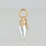 coronet south sea pearl diamond top　T2511-008