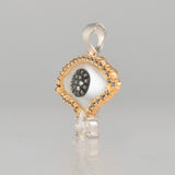 POT South sea pearl diamond pendant top　T2601-013
