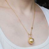 clavo south sea pearl diamond pendant top T2607-002