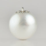 clavo south sea pearl ruby pendant top T2607-003