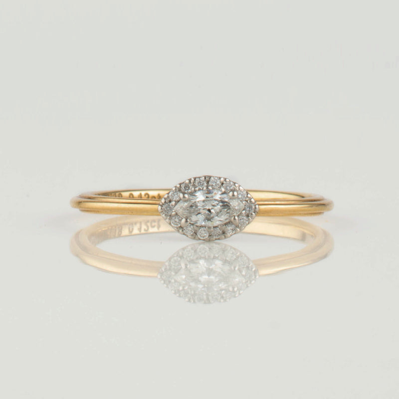 tulle diamond ring marquise