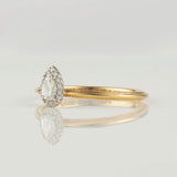 tulle diamond ring pear