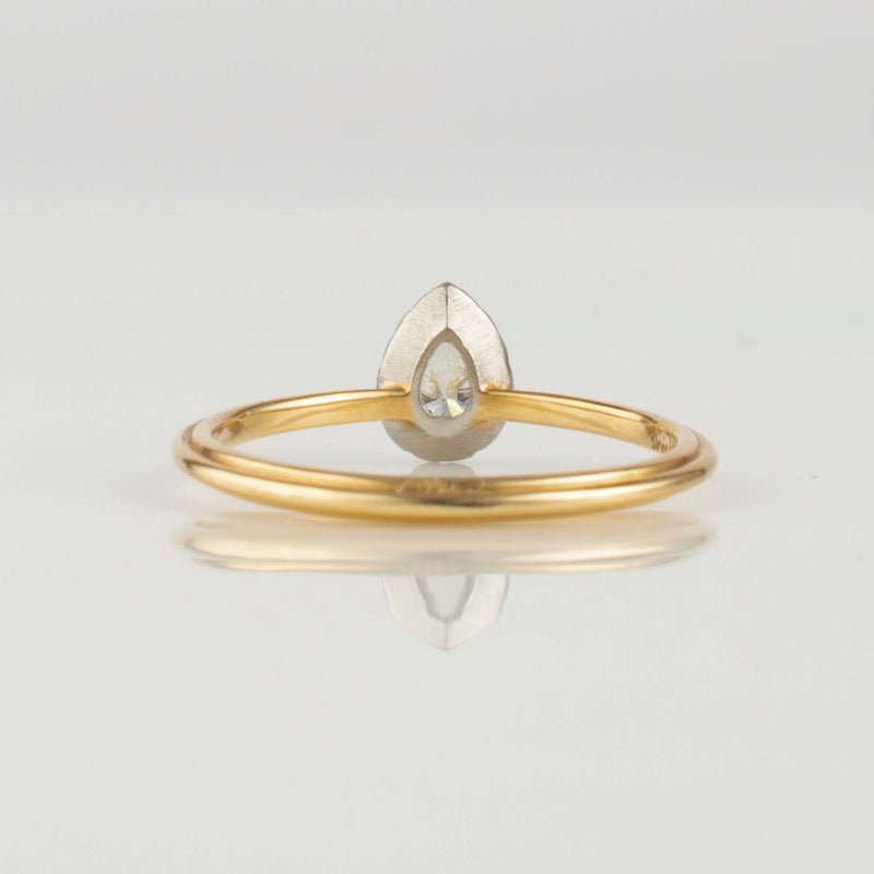 tulle diamond ring pear