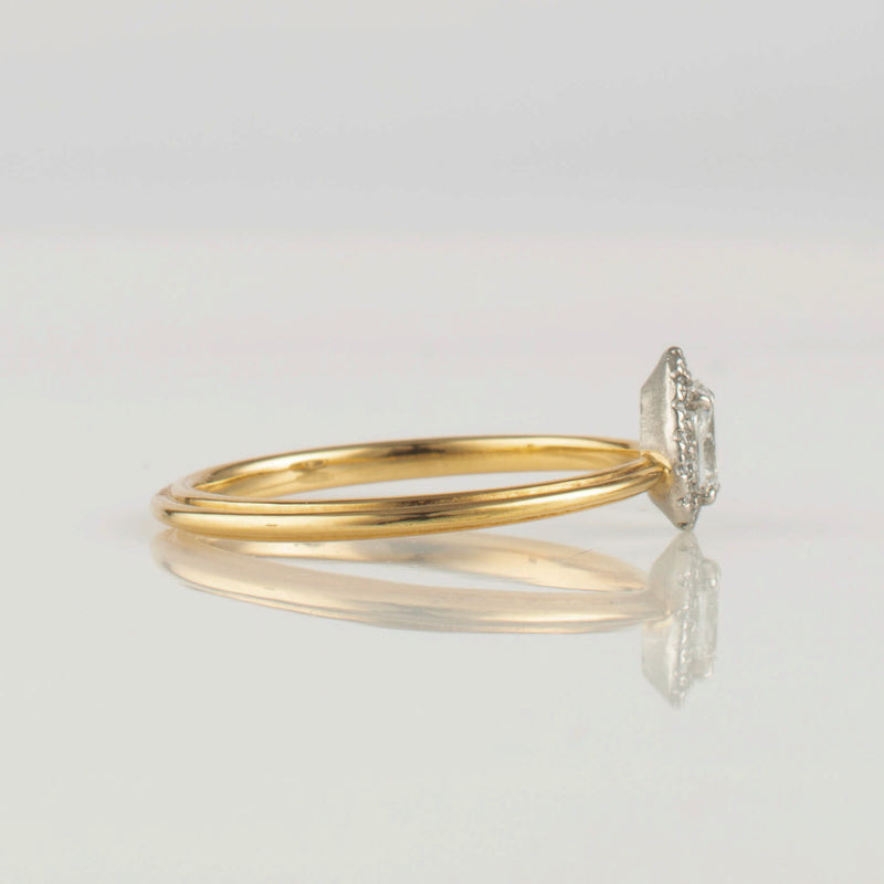 tulle diamond ring pear