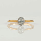 tulle diamond ring oval